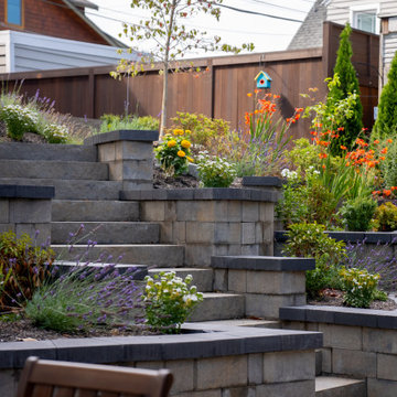 Sloped Backyard Relaxing Hideaway