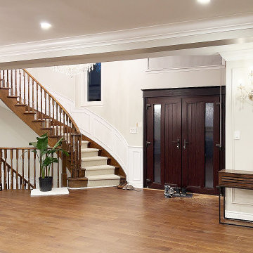 North York Load Bearing Removal Living Room Renovation