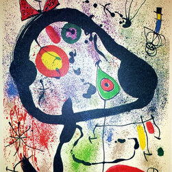 The SEERS, By Miro, original lithograph - Fine Art Prints