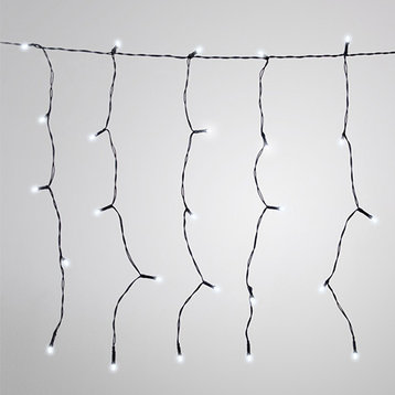 Droplite Solar Hanging LED String Light With Clip And Stake