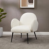 Safavieh Couture Crystalyn Boucle Accent Chair, Ivory/Black