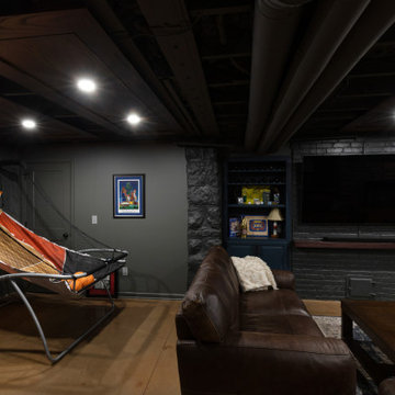 Old World Irish Pub Basement Finish Kansas City, MO