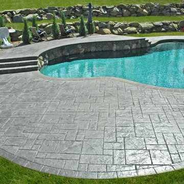 Glastonbury pool deck