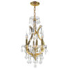 Maria Theresa Chandelier 12 In. - 4 Light in Gold