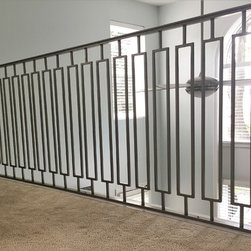 Elegant Metal Railing - Stair Parts