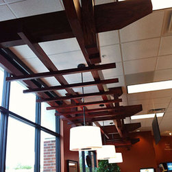 Custom Wood Work - Ceiling Lighting