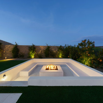 Outdoor Escape in Storyrock Sunken Firepit, Pool with Swim-up Cabana Bar