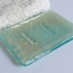 Small fused glass soap dish - Products