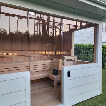 Room addition / outdoor sauna and cold plunge