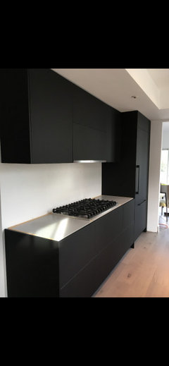 Kungsback Black Ikea Kitchen Cabinets