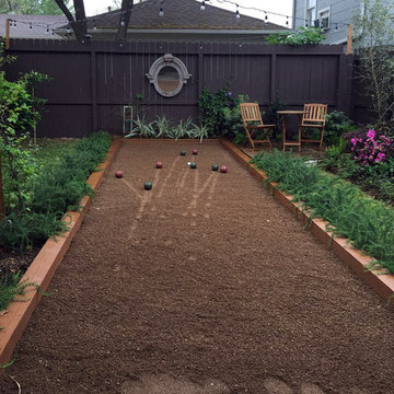 Bocce ball and food in Montrose