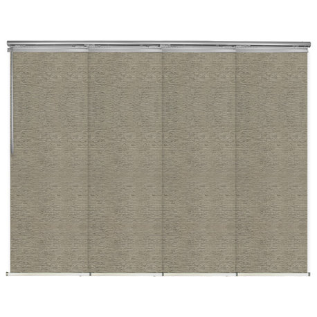 Nilo 4-Panel Track Extendable Vertical Blinds 48-88"W