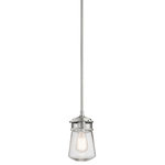 Kichler Lighting - Kichler Lighting 49446BA Lyndon - 9.55" One Light Outdoor Pendant - Lyndon Outdoor 1 Light Pendant combines a simple streamlined design with an emphasis on traditional details. To complete this design our Pendant has a Brushed Aluminum finish.Canopy Included: TRUE Shade Included: TRUE Canopy Diameter: 5.00* Number of Bulbs: 1*Wattage: 75W* BulbType: A19* Bulb Included: No
