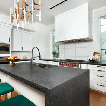 Contemporary Kitchen with Stainless