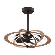 Aspect 6-Light Ceiling Fan, Aged Bronze Finish