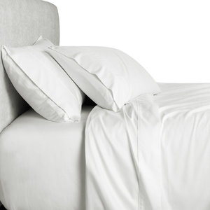 1000TC Egyptian Cotton Duvet Cover Set Select Item All Size Elephant Grey Stripe