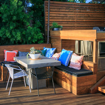 Multi-Functional Family Living Space - Custom Built Bench Seating