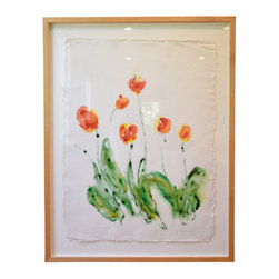 Sheila Isham Floral Water Color Signed and Framed - Products