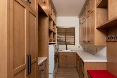 Inspiration for a laundry room remodel in Phoenix