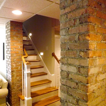 Staircase & Brick Columns