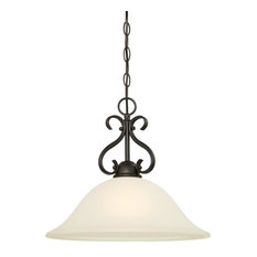 Westinghouse 6306000 Dunmore 16"W 1 Light Single Pendant - Oil Rubbed Bronze