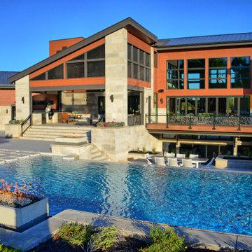 Rear Elevation/Pool