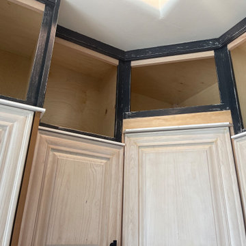 Two Tone Kitchen Reface and Partial Build