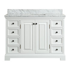 Spencer White Bathroom Vanity, 48''