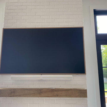 Over Fireplace TV install