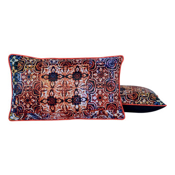 DECORATIVE PILLOW MODESTE IN COLOR ORANGE MANDARINE