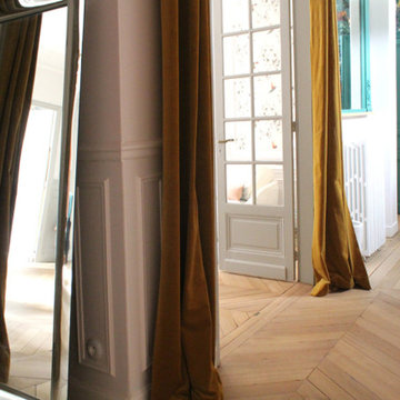 Henri IV, aménagement, rénovation et décoration d'un appartement, Paris IVe