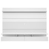 City 2.2 Floating Wall Theater Entertainment Center, White Gloss