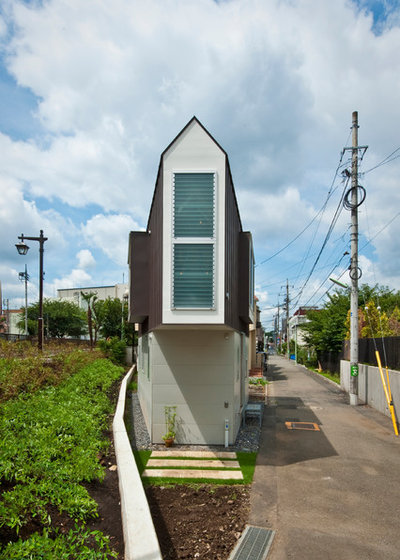 Модернизм Фасад дома by 一級建築士事務所　水石浩太建築設計室