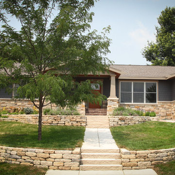 Front yard hardscape