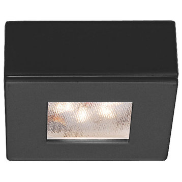 WAC Lighting HR-LED87S-27 LEDme 2.25"W LED Low Voltage Square - Black