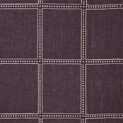 Postage in Plum - Fabric