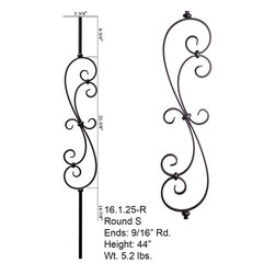 Mediterranean Wrought Iron Balusters - Products