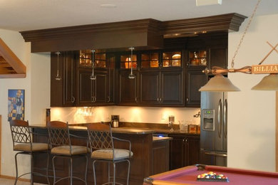 Example of a classic kitchen design in Other