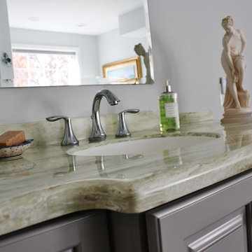 Bathroom - Kraftmaid Marquette Door Style & Maple Pebble Grey