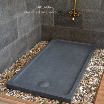 DALAOS 72"x36" GRAY GRANITE STONE SHOWER BASE