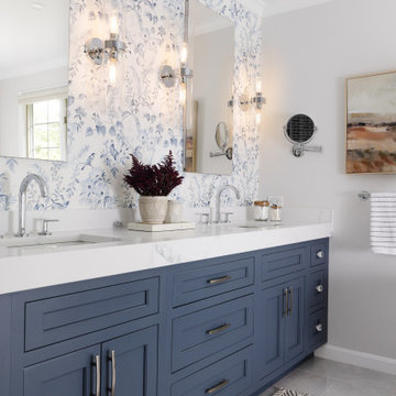 Blue Oasis Luxury Primary Bathroom