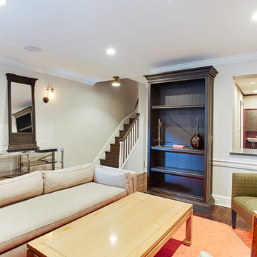 Center City Philadelphia Row House Living Room
