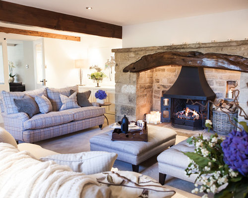 Cottage Fireplace  Ideas  Pictures Remodel and Decor 