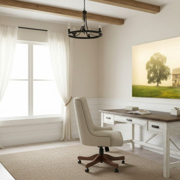 Abandoned House on Adams Dam Rd Landscape Photo Modern Farmhouse Style Wall Art
