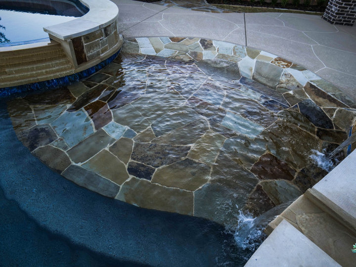 Pool Landscaping - Rustic Pool