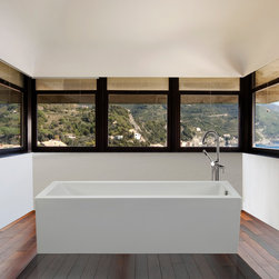 Andrea 5A Sculpted 66x36 Soaker - MTI - Bathtubs