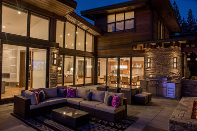 Inspiration for a modern patio remodel in Other
