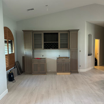 Custom Built Kitchen and Dry Bar