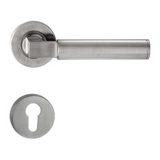 Aragon Stainless Steel Door Handle, Euro Profile