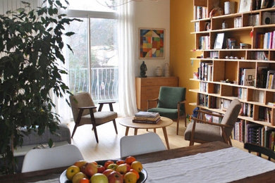 Inspiration pour un salon design.